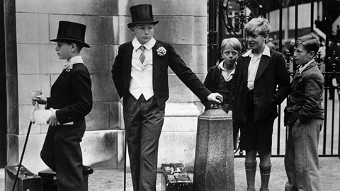 Eton boys with poor boys 