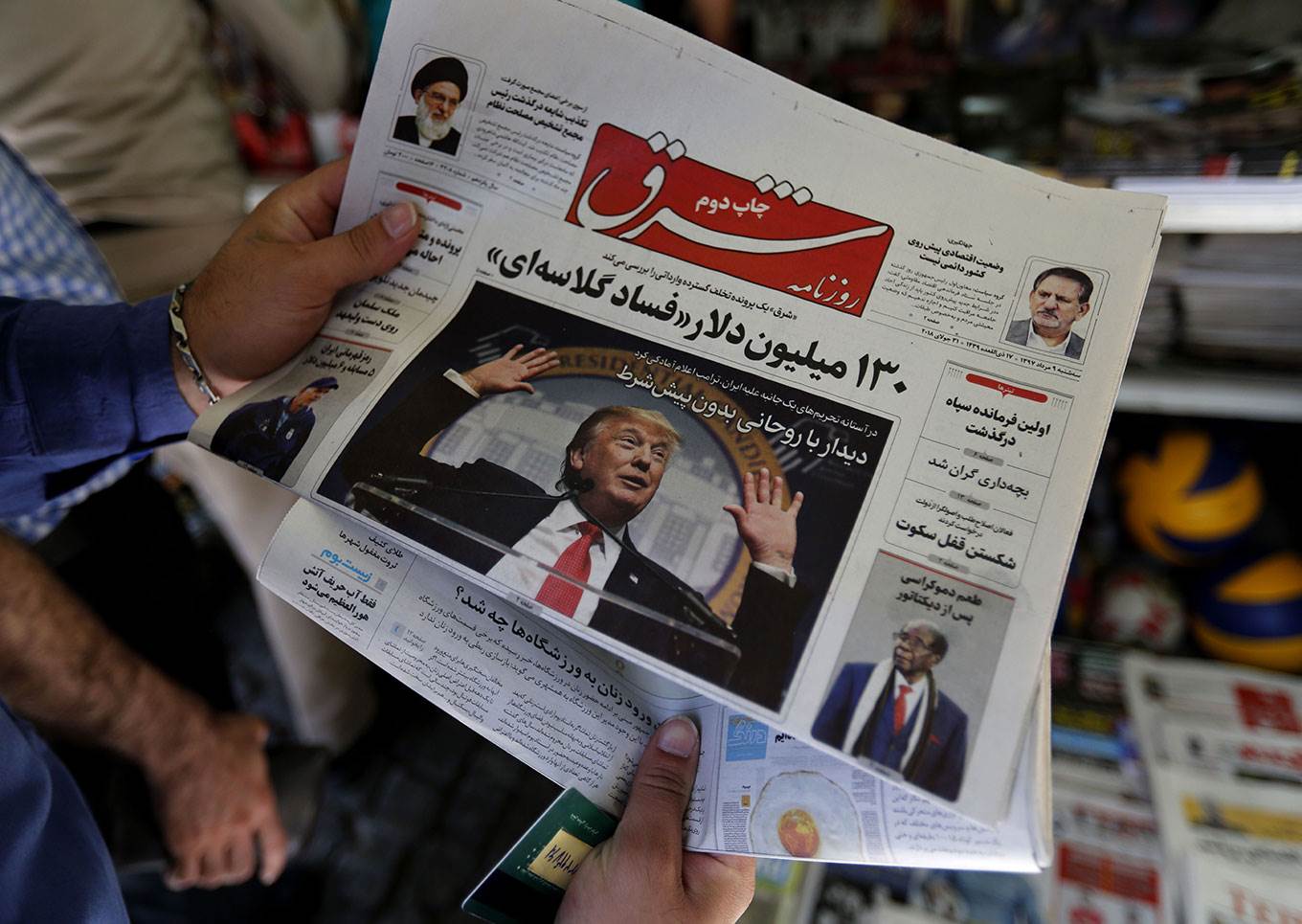 trump iran sanctions newspaper