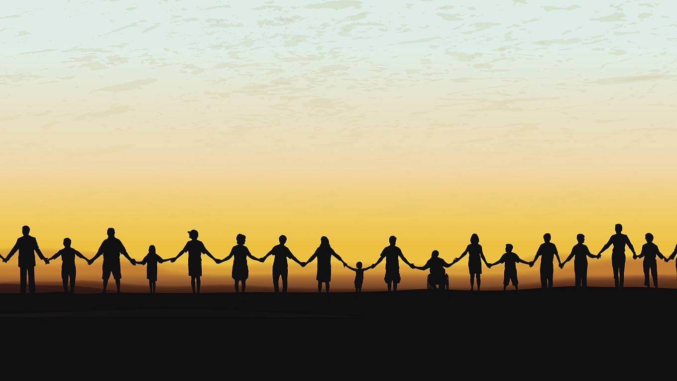 talal9_KeithBishopGettyImages_silhouettepeopleholdinghandssunset