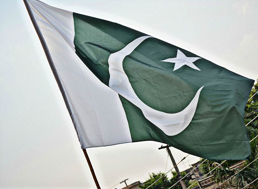 Flag of Pakistan.