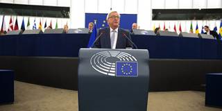 Jean-Claude Juncker delivers his State of the Union speech at the European Parliament