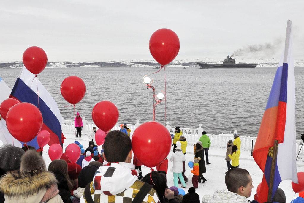 Kuznetsov aircraft carrier russian northern fleet