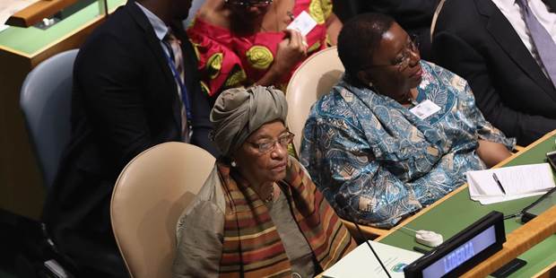 President of Liberia Ellen Johnson Sirleaf