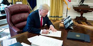 Donald Trump signs the Tax Cut and Reform Bill 