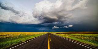 Storm Gathering Over Road_David Kingham_Flickr