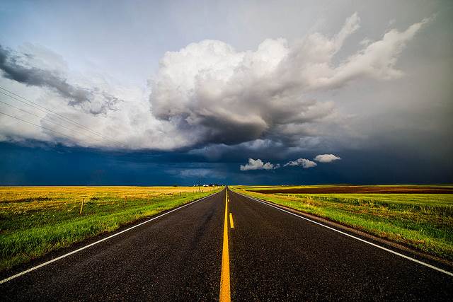 Storm Gathering Over Road_David Kingham_Flickr