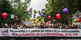 Spanish TTIP Protest