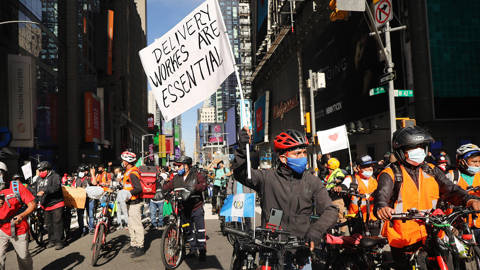 rodrik229_Spencer PlattGettyImages_delivery_workers_rally_nyc