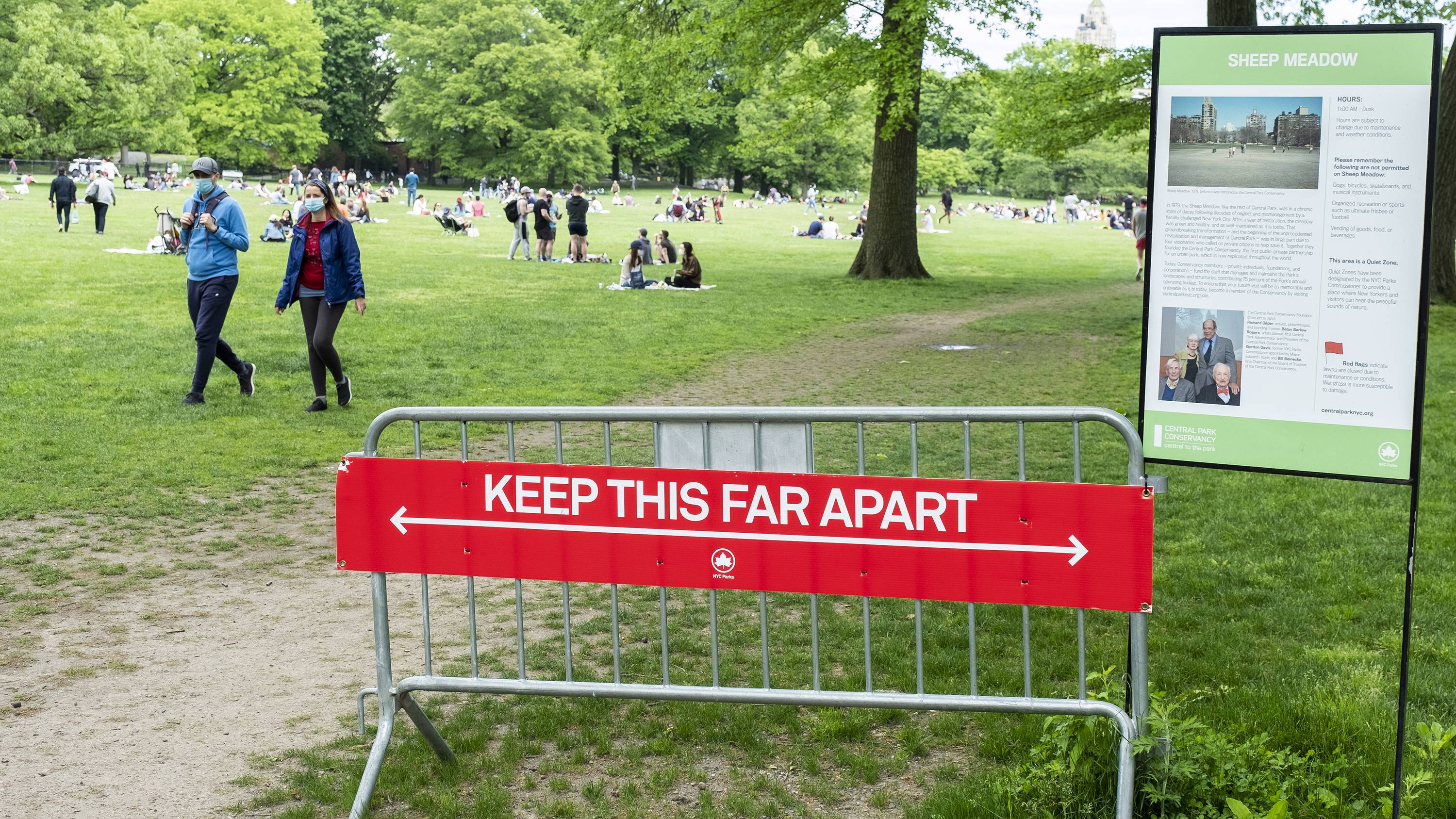 pkhanna5_Ira L. BlackCorbis via Getty Images_coronavirussocialdistancesign