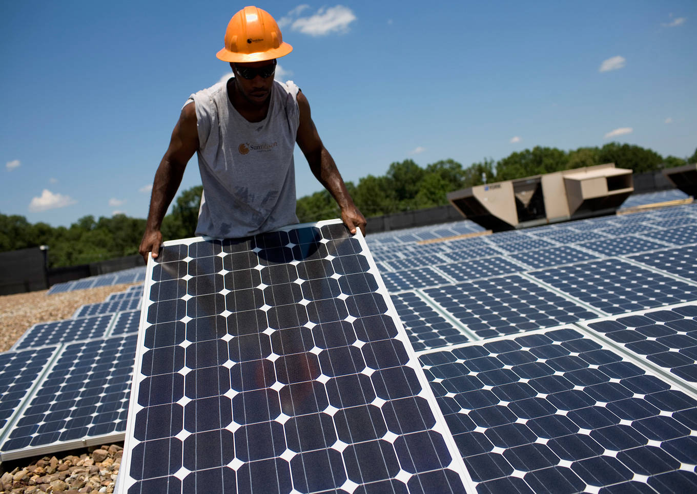 solar panel installation
