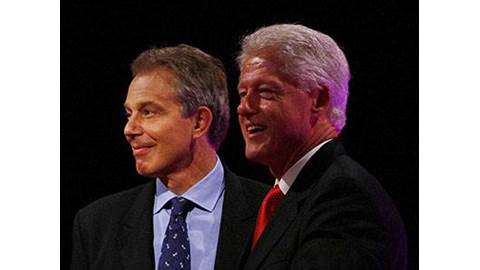 Tony Blair and Bill Clinton