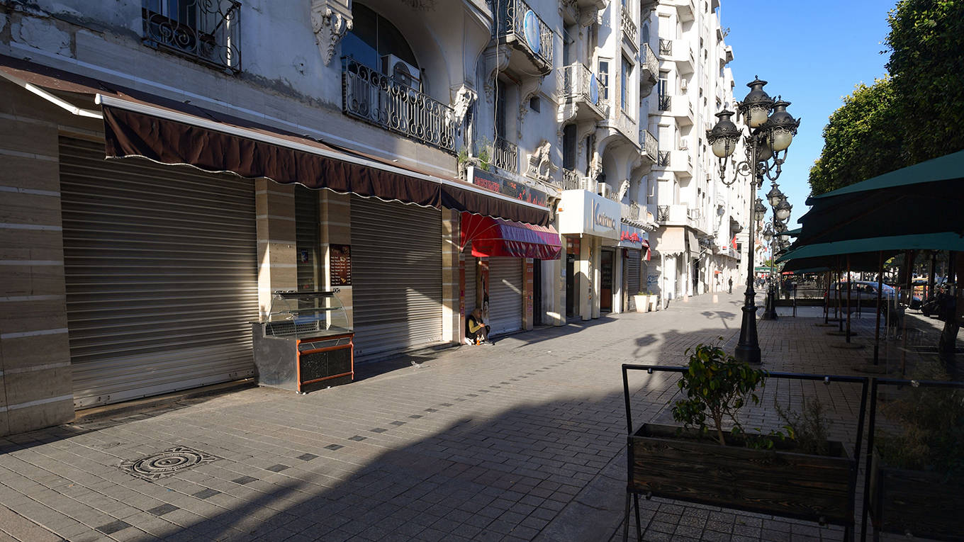 lehouerou2_FETHI BELAIDAFP via Getty Images_tunisiacoronaviruslockdownstores