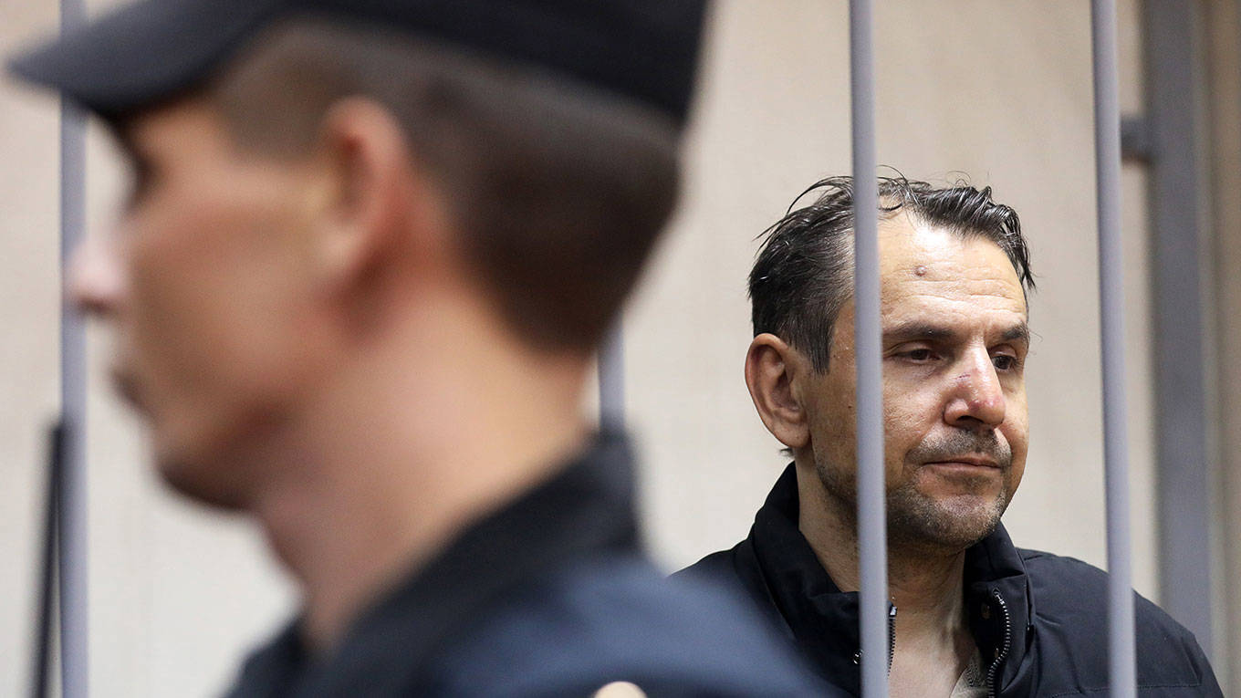 A man accused of the attack on a journalist in Russia
