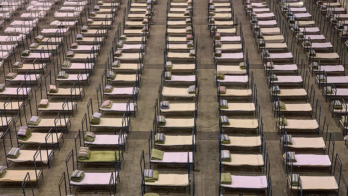 qiang3_STRAFP via Getty Images_coronavirusbedshospitalchina