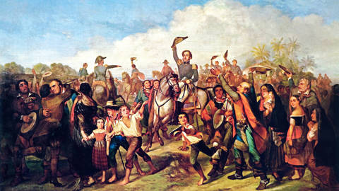 Painting of the independence of Brazil.