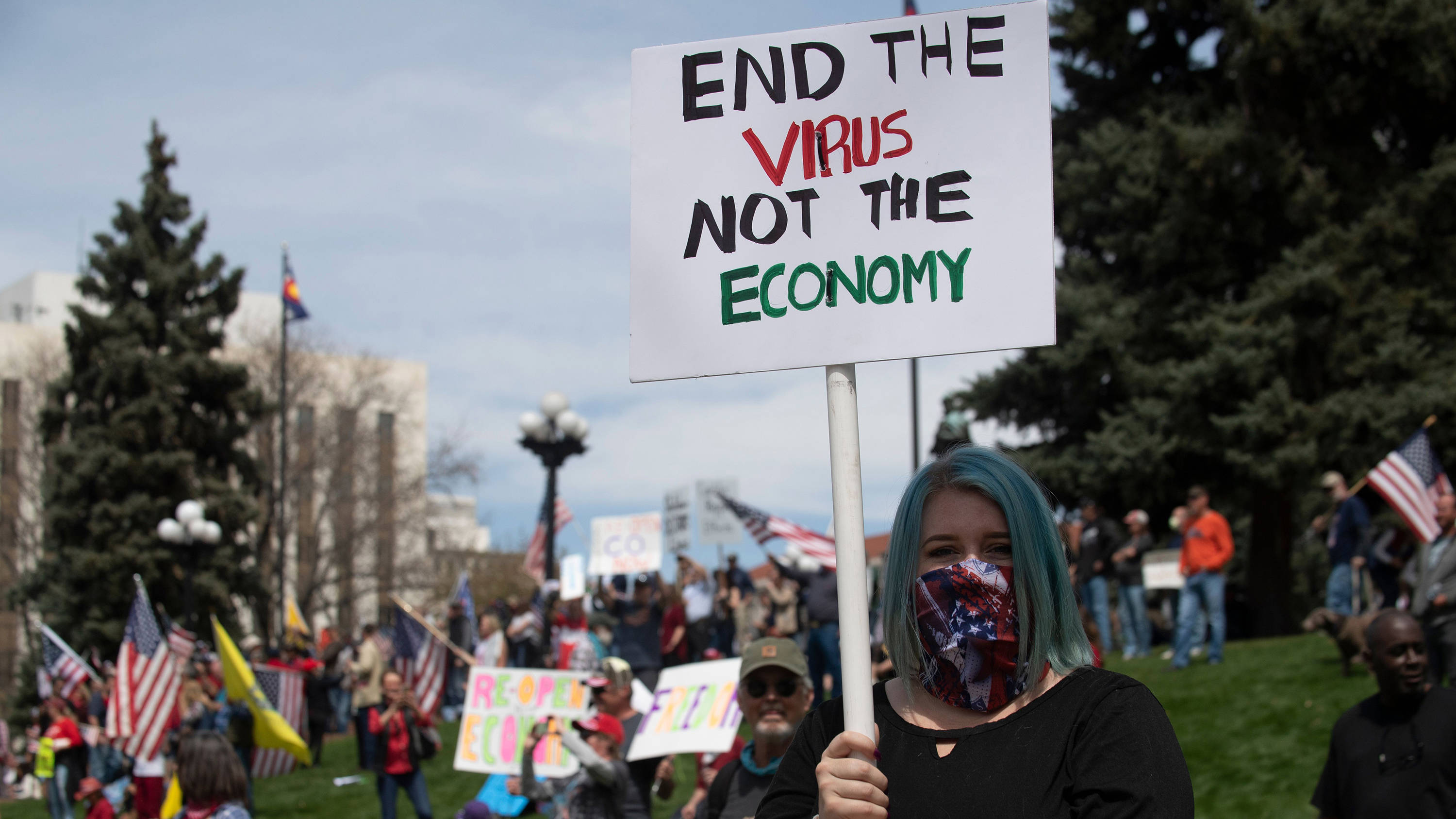 boskin70_JASON CONNOLLYAFP via Getty Images_coronavirusUSlockdownprotest