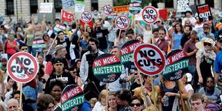 Anti-austerity protest in London