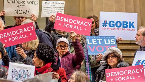 democracy protest