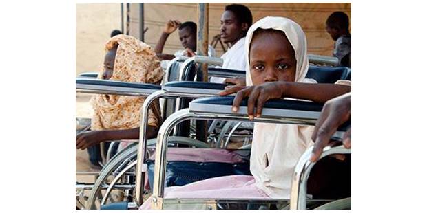 Disabled children Darfur