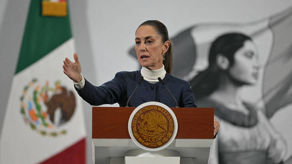 Mexican President Claudia Sheinbaum.