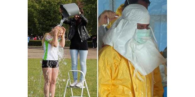Ice bucket challenge and ebola