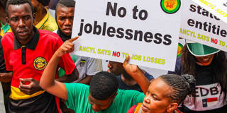 roubini157_Sharon SeretloGallo Images via Getty Images_southafricajobsprotest