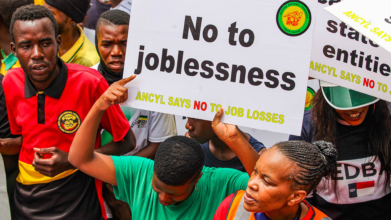 roubini157_Sharon SeretloGallo Images via Getty Images_southafricajobsprotest