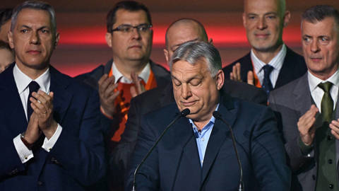 Viktor Orban conceding election.