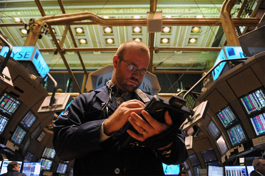 wall street trader