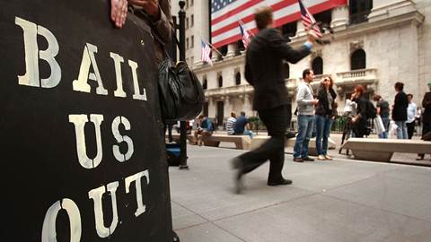 financial crisis bailout protestors