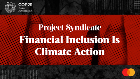 COP29 Financial Inclusion is Climate Action Event Thumbnail