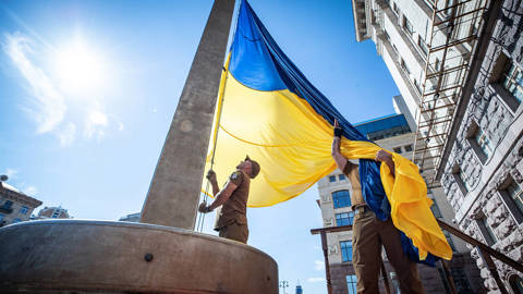 zizek10_Oleksii SamsonovGlobal Images Ukraine via Getty Images_ukraine flag