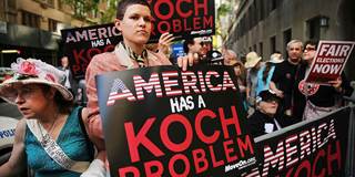 Koch protest