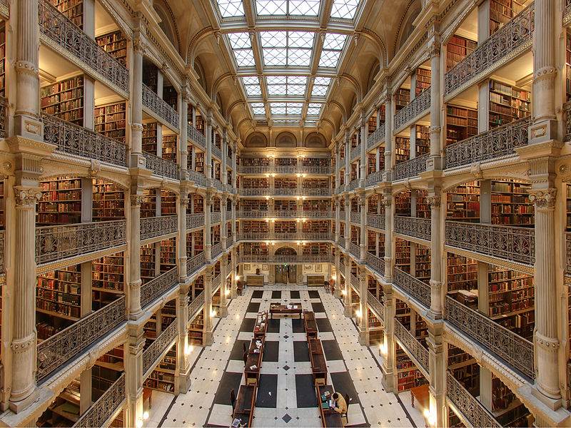 George Peabody Library_Matthew Petroff
