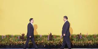 Xi Jinping and Ma Ying-Jeou.