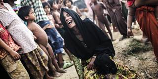 A Rohingya woman