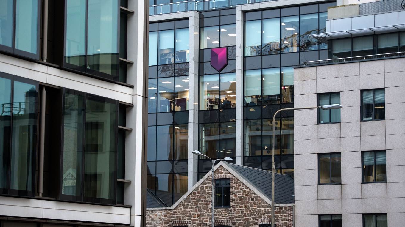 The offices of financial and legal institutions on the British island of Jersey