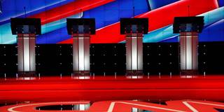 us presidential debate podiums