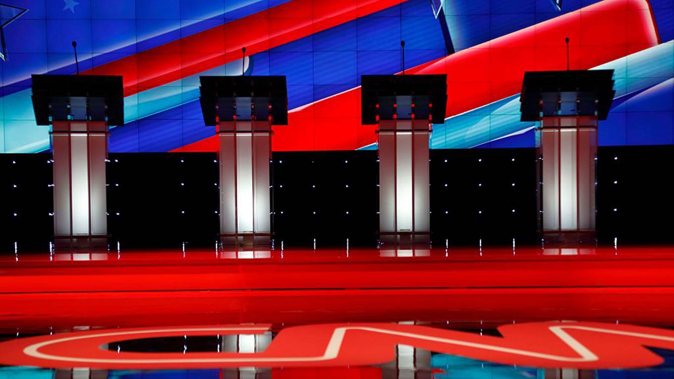 us presidential debate podiums