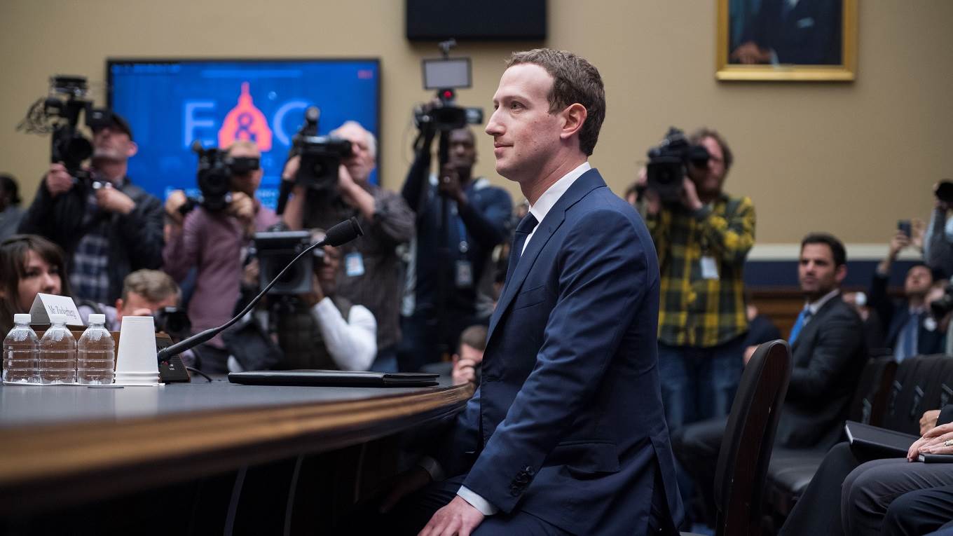 Facebook CEO Mark Zuckerberg arrives to testify before a House Energy and Commerce Committee