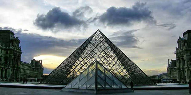 Louvre in Paris, France.