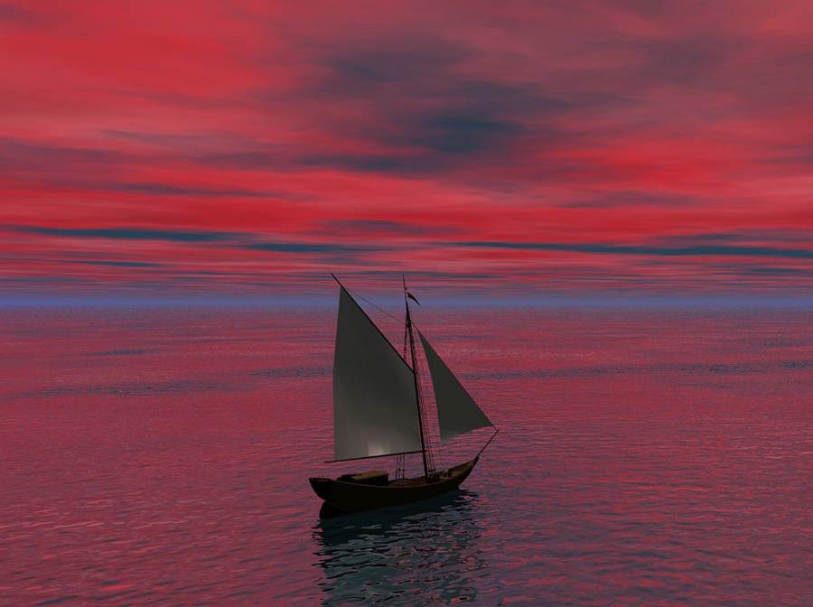 Red Sea and boat