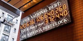 The National Debt Clock is a very very large digital display of the current gross national debt of the United States