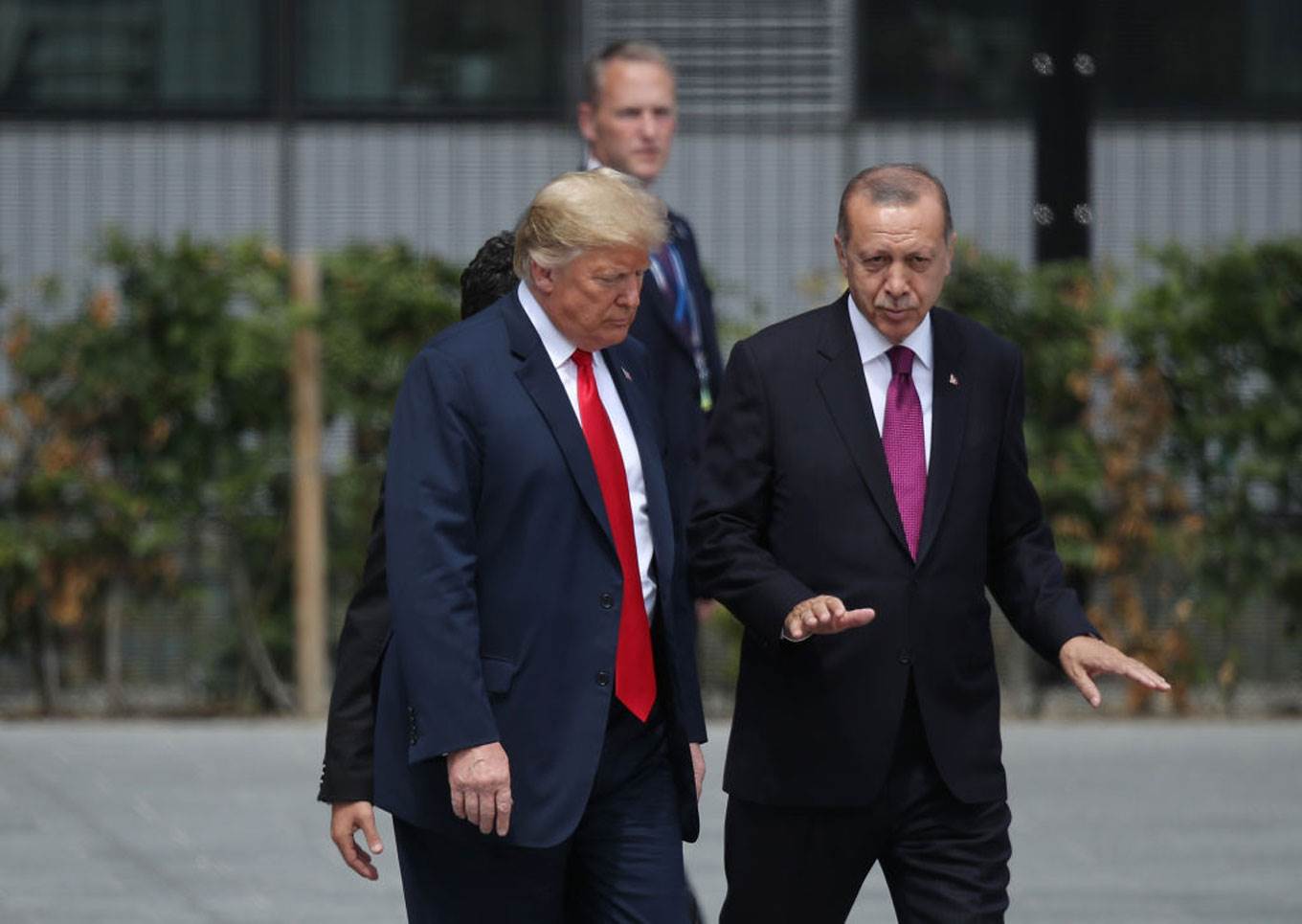 trump erdogan talking