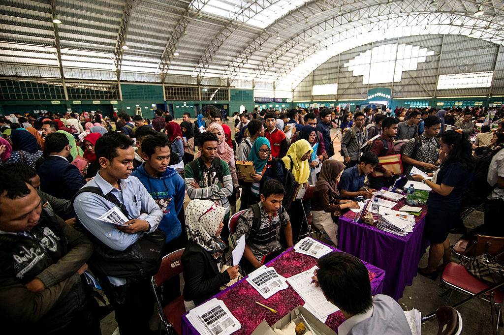 Job seekers fair in Indonesia
