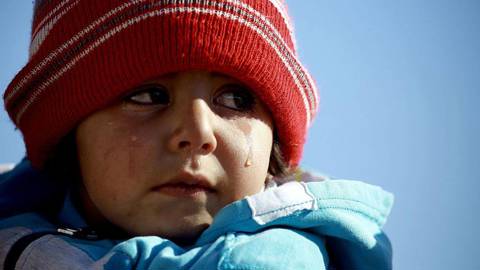 Mosul refugee child