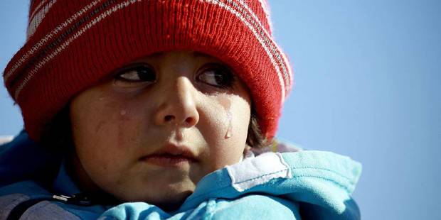 Mosul refugee child
