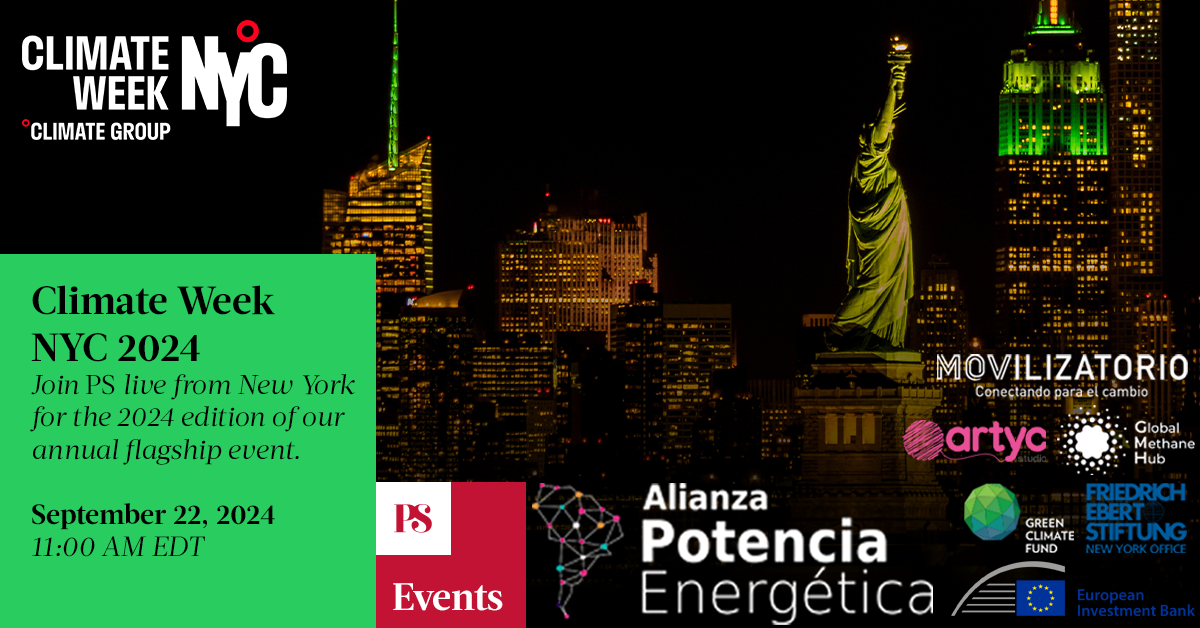Climate Week NYC 2024 - Project Syndicate