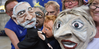Puppets of UK politicians