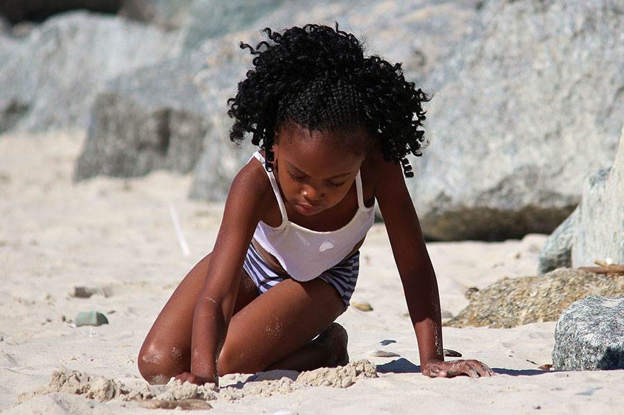 Young South African girl.